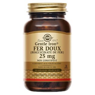 Solgar Hierro Suave 25 mg Vitalité 90 cápsulas vegetales