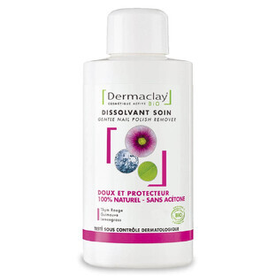 Dermaclay 100% natural, ecológico, sin acetona, cuidado suave del esmalte de uñas 100ml