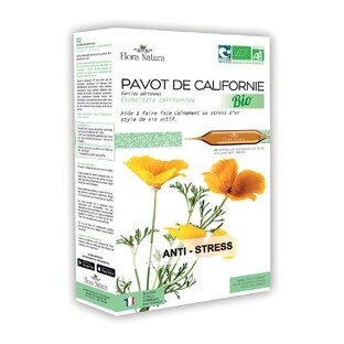 Flora Natura Pavot de Californie Bio Anti-stress 20 ampoules