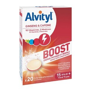 Alvityl Boost 20 Comprimes Effervescents
