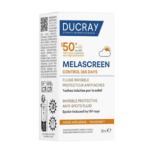 Ducray Melascreen Control 365 jours Fluide invisible SPF50+ 30ml