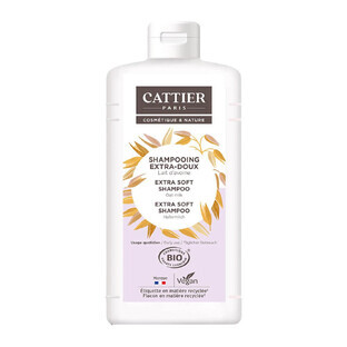 Cattier Extra-Delicate Shampoo Daily Use Oat Milk Bio 1l