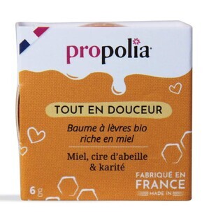 Propolia Balsamo Labbra bio ricco di miele Un tocco di delicatezza 6g