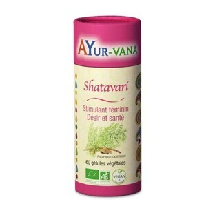 Ayur-Vana Shatavari Organic Desire and Female Health Stimulant 60 Capsules