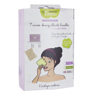 Les Tendances D'Emma Eco Belle Mini Bamboo Makeup Remover Stick Kit x7