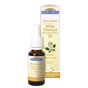 Biofloral nr. 35 Le Blanc Organic Demeter Bach Flower Remedies Vitality Joie De Vivre 25ml