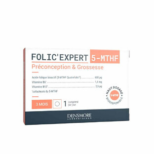 Densmore Folic'expert ácido fólico (5-MTHF) preconcepción y embarazo 90 comprimidos