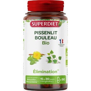 Superdiet mesteacăn organic 90 capsule
