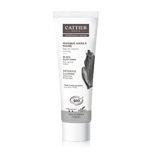 Cattier Clay Mască neagră organică 100ml