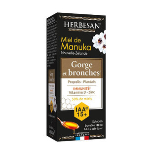 Herbesan Manuka Honey Throat and Bronchial System 100ml