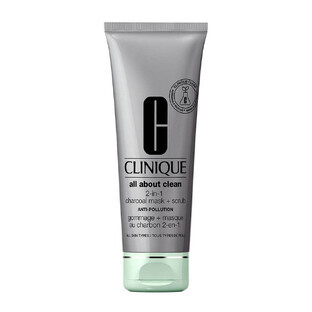 Clinique All About Clean Scrub und Aktivkohle Maske 2 in 1 121g