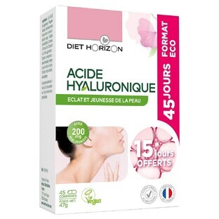 Diet Horizon Acide Hyaluronique Format éco x45 comprimés