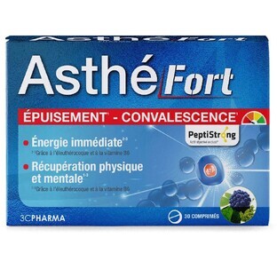 3C Pharma Asthé Fort Epuisement Convalescence 30 comprimés