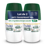 Etiaxil Antiperspirant Deodorant roll-on met Kokosnoot Plant Bio Gevoelige Huid 2x50ml