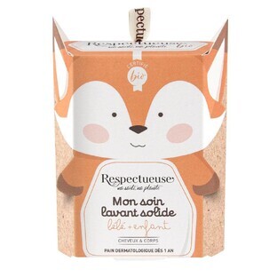 Respectueuse Mon Soin Lavant Solide Baby und Kind 75g