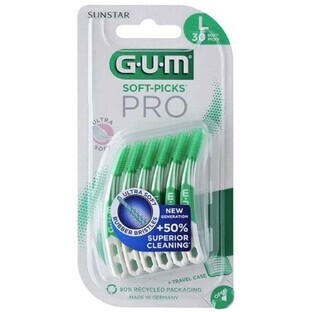 Cepillos interdentales grandes Gum Soft-Picks x30