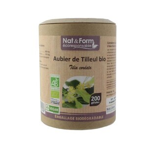 Nat&Form Albura de Tilo Bio x 200 cápsulas