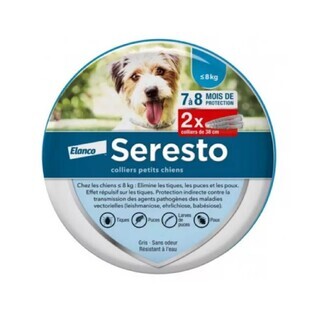 Seresto Antiparasitic Collar Small Dogs x2