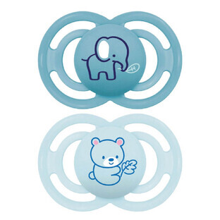 Mam Perfect Animals Symmetrische Schnuller 6 Monate+ 2 Stück
