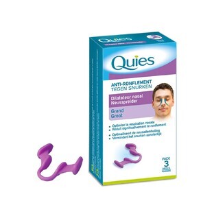Dilatador nasal antirronquidos Quies Paquete grande 3 meses
