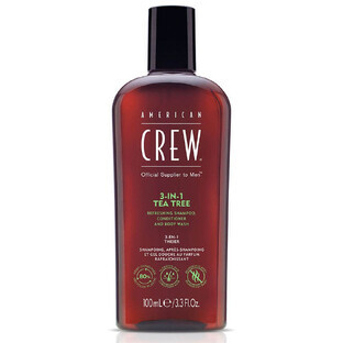 American Crew Champú 3 en 1 Árbol del Té 100ml