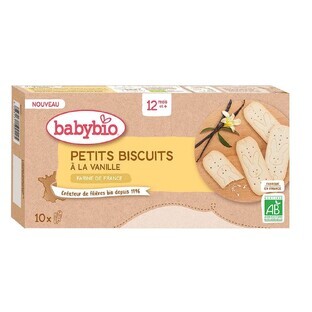 Babybio Organic Cookies From 12 months x10