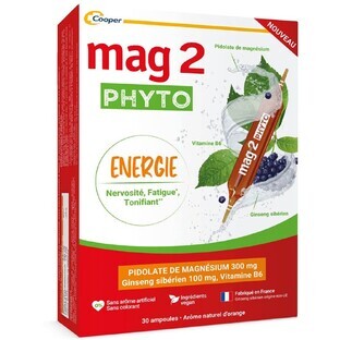 Mag 2 Phyto Energie Tonic für Nervosität und Müdigkeit 30 Ampullen