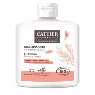 Cattier Șampon organic cu oțet de rozmarin pentru păr gras 250ml