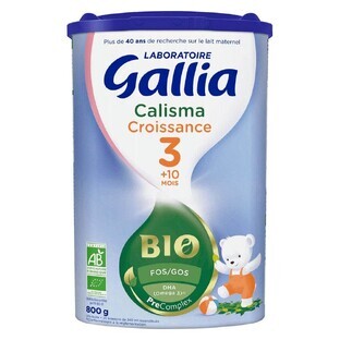 Gallia Calisma 3 Biologisch groeimelkpoeder 12-36 maanden 800g