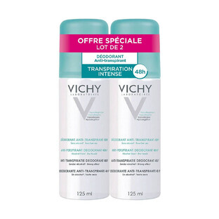 Vichy Deodorant Antitranspirant 48H Spray 2x125ml