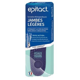 Epitact Solette terapeutiche per Gambe Leggere Tripla azione ad effetto immediato