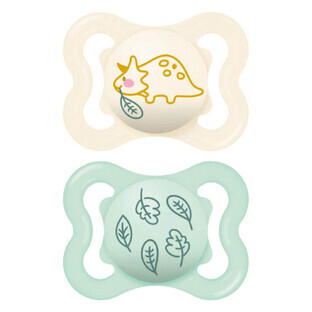 Mam Suprême Symmetrical Silicone Pacifiers 2-6 months x2