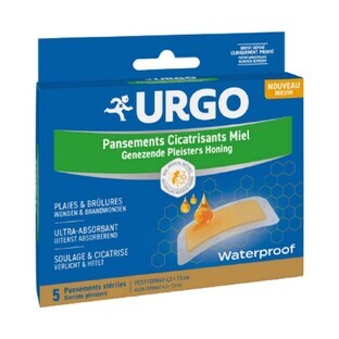 Urgo Pansements Cicatrisants Miel 4.5x7.5cm x5