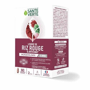 Sante Verte Orez Drojdie Colesterol 60 Tablete