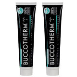 Buccotherm Whitening Tandpasta met Thermaal water en Bio Active Charcoal 2x75ml