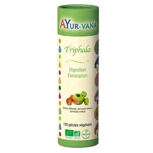 Ayur-Vana Triphala Bio Digestion et élimination 120 gélules