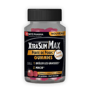 Forté Pharma XtraSlim Max gewichtsverlies kauwgom 60 kauwgoms