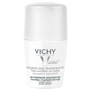 Vichy Déodorant Anti Transpirant Efficace 48h Peaux Sensibles 50ml