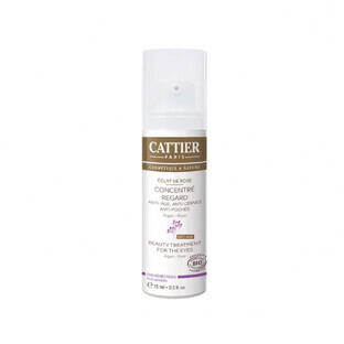 Cattier Eclat De Rose Concentre Regard Anti Age Bio 15ml