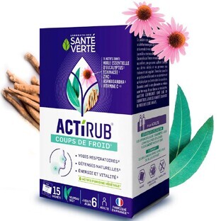 Sante Verte ActiRub Coups de froid Adulte 15 Sachets