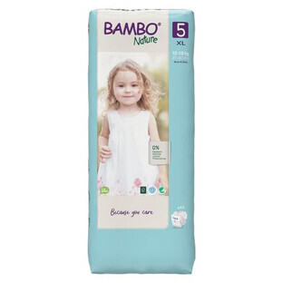 Bambo Nature Diapers Xl-S size 5 from 14 to 18 kg x44