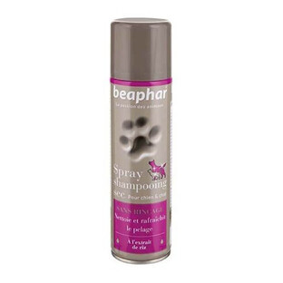 Beaphar No-Rinse Spray Trockenshampoo für Hunde und Katzen 250ml