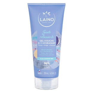 Laino Sieste Relaxante 3in1 Feuchthalte-Duschgel mit Bio-Lavendel 200 ml