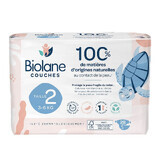 Biolane Naturals X28 Ecologische luiers maat 2 Pas de fuite x28