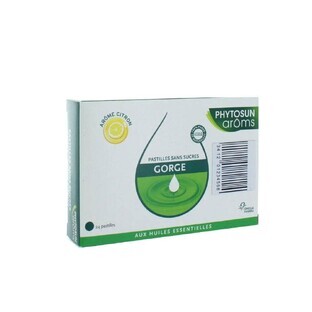 Phytosun Aroms Pastilles Sans Sucre Citron 24 Pastilles
