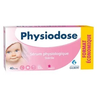 Gilbert Physiologisches Serum 40x5ml Monodose 40 Unidosen de 5ml