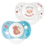 Chupete Simétrico Silicona Luc Et Lea 0 a 6 meses x2