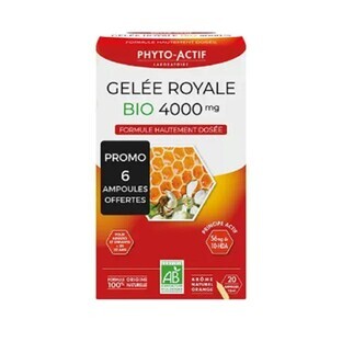 Phyto-Actif Royal Jelly Bio 4000 mg 20 fiole