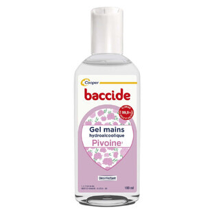 Baccide Gel Mains Désinfectant Hydroalcoolique Pivoine Peaux sensibles 100ml