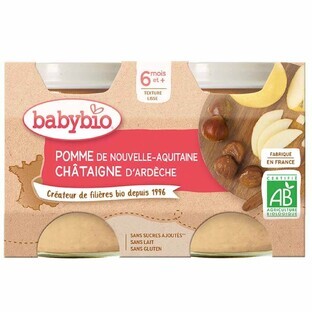 Babybio Fruit meal jar parsnip and ham from 6 months 2x200g